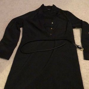 The Limited Ashton Shirt dress black size small